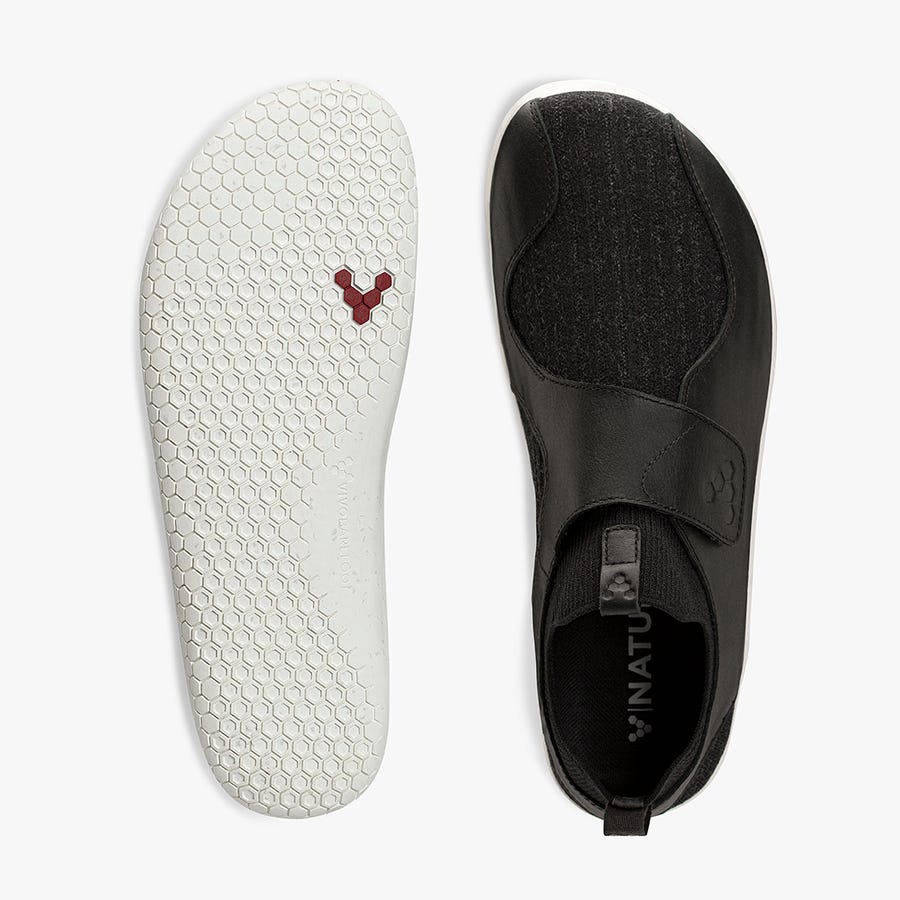 Vivobarefoot Primus Knit EZ Træningssko Herre Sort | Danmark 0109TCEV